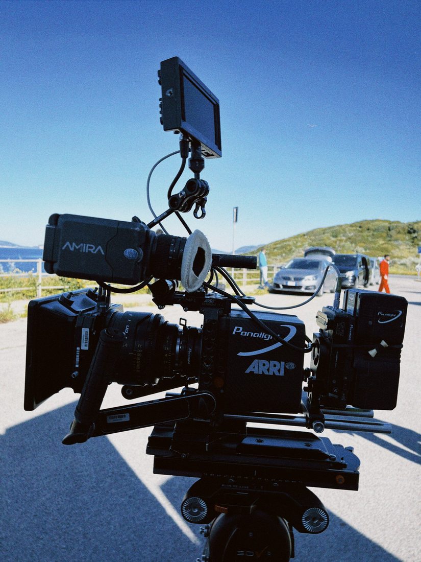 ARRI AMIRA built up on sticks